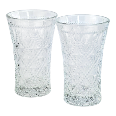 Набір склянок Мереживо, скло, 247 мл, 6 шт