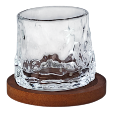 Склянка на бамбуковій підставці Льодоф-мідл, скло, 170 мл