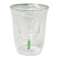 Склянка Квітка, подвійне скло, 100 мл