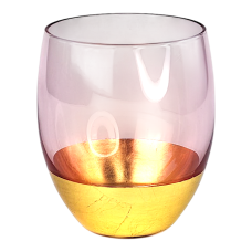 Склянка максі Рожеве золото, скло, 500 мл