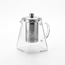 Чайник для заварювання з металевим ситечком Гіза, боросилікатне скло, 750 мл