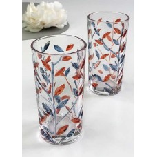 Набір склянок хайбол Синє море, скло, 350 мл, 6 шт