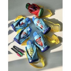 Термос з поїлкою в чохлі Анімейшн, нержавіюча сталь, 600 мл