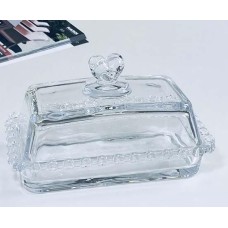 Маслянка Прозоре серце, скло, 10,5х16,5х10 см