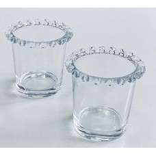 Набір склянок для десертів Прозоре серце, скло, 180 мл, 2 шт