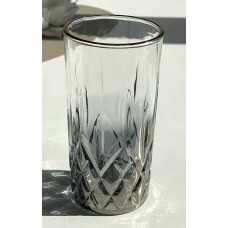 Набір склянок хайбол MJ-грей, скло, 340 мл, 6 шт