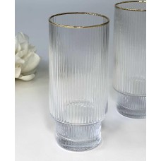 Набір склянок коктейльних Золота лінія, скло, 370 мл, 6 шт