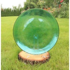 Тарілка Дзеркальна бірюза, скло, 30,5 см