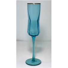 Келих Блакитна геометрія, скло, 250 мл