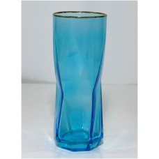 Склянка хайбол Блакитна геометрія, скло, 225 мл