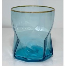 Склянка рокс Блакитна геометрія, скло, 360 мл