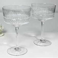 Набір коктейльних келихів Торіно, скло, 340 мл, 6 шт