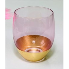 Склянка максі Рожеве золото, скло, 500 мл