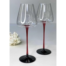 Набір келихів Червоний стиль, скло, 570 мл, 6 шт